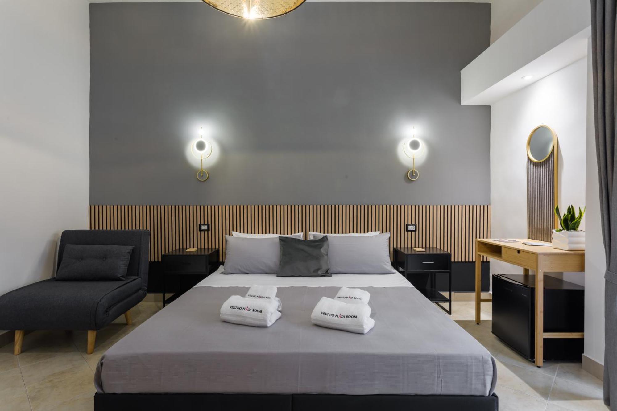 Vesuvio Plaza Room Ottaviano Bagian luar foto